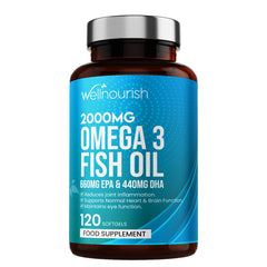 Omega 3 Fish Oil (660MG EPA & 440MG DHA) 120 Capsules