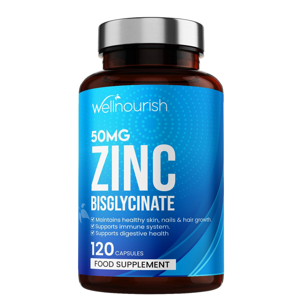 Zinc Bisglycinate 50mg 120 Capsules