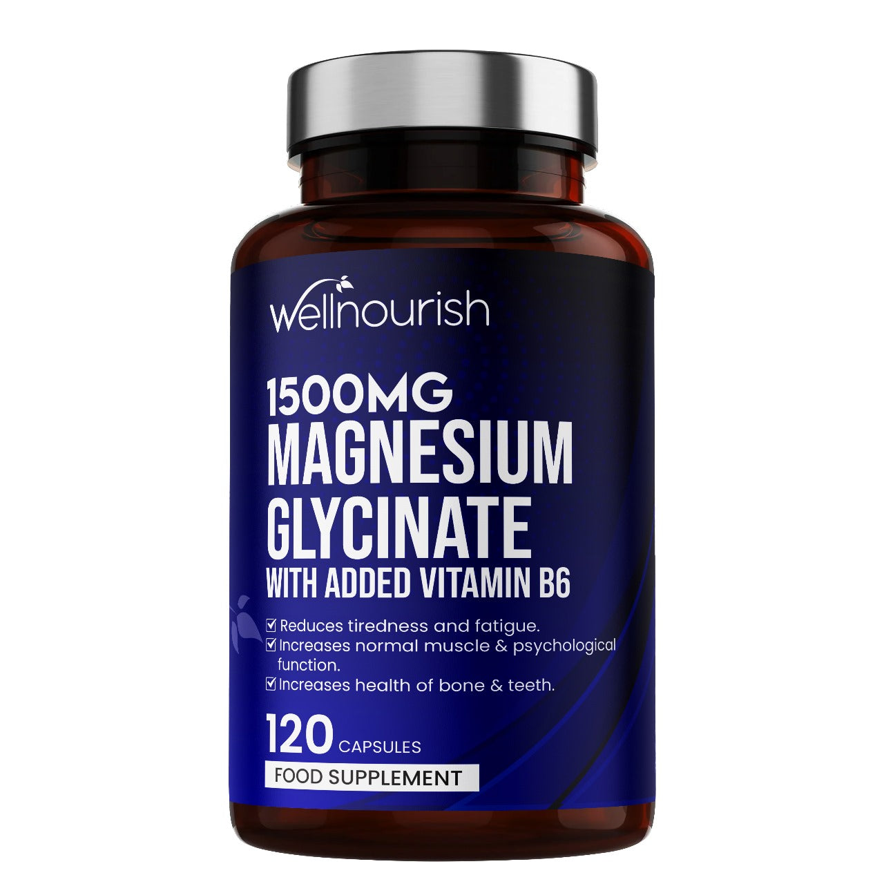 Magnesium Glycinate 1500mg 120 Capsules