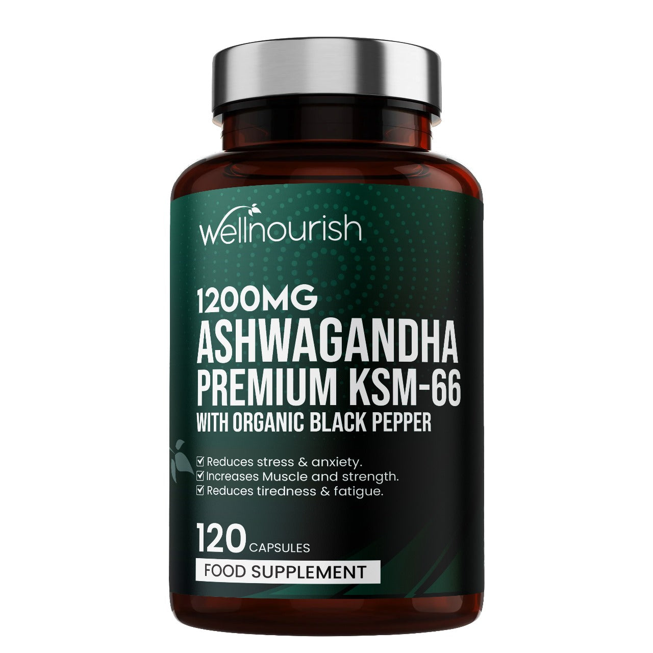 Ashwagandha Premium KSM 1200mg 120 Capsules