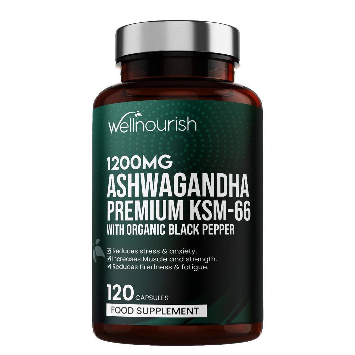 Ashwagandha Premium KSM 1200mg 120 Capsules