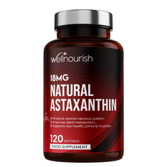 Natural Astaxanthin 18mg 120 Capsules